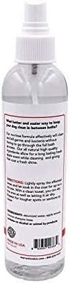 Warren London Waterless Dog Shampoo 8 oz, Green Apple No-Rinse Dry Shampoo Spray, Instant Deodorizer for Smelly Pets