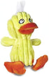 Grriggles 7" Quackling Plush Dog Toy with Soundchip, Yellow, Large
