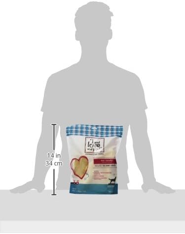 5ct I and love and you Ear Candy Cow Ear Chews - Beef - Rawhide Alternative, Single Ingredient, Free Range Grass Fed