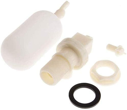 2 Pack Float Valve - Automatic Pet Water Dispenser, 1/2" Shut Off Waterer Bowl with Adjustable Arm for Horses, Cattle,