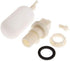 2 Pack Float Valve - Automatic Pet Water Dispenser, 1/2" Shut Off Waterer Bowl with Adjustable Arm for Horses, Cattle,