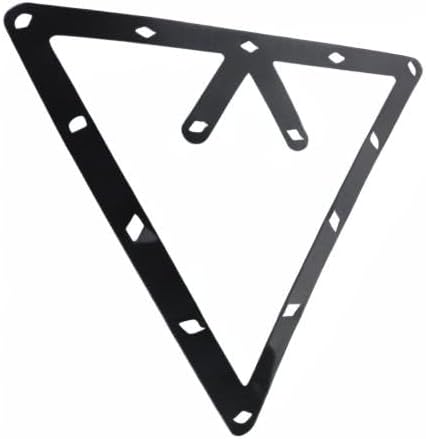 TIHOOD 6PCS Magic Ball Rack Holder Sheet Triangle Cue Accessories for 8, 9, 10 Ball Combo Pack