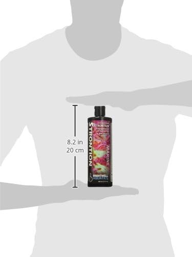 Brightwell Aquatics Strontion - Concentrated Strontium Supplement for Marine Aquariums, 500-ML