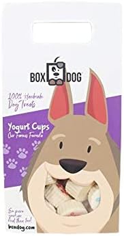 BoxDog Handmade Dog Yogurt Cups, USA Dog Bakery Gift Box with 5 Ingredients, Dog Yogurt Treats You Can Eat Too!