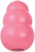 KONG Puppy Natural Teething Rubber Chew Toy, Stuffable Fetch Toy for Small Puppies, Pink