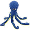 Pet Lou Dotty Friends 2.0 Blue Octopus, 26-inch Height, Pet Toys Supplies