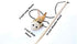 Cat Teaser Wand Toys with 2 Wool Felt Ball Toys, Sisal Mice, Feather, Elastic String, Sturdy Wood Stick