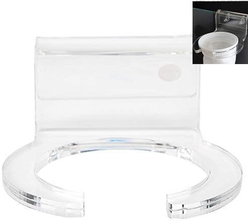 Aquarium Pre Filter Sock Holder, Acrylic Micron Bag Holder for Fish Tank Filter Sock Mount Bracket (4inch)