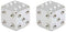Lowrider Dice Valve Caps - Chrome