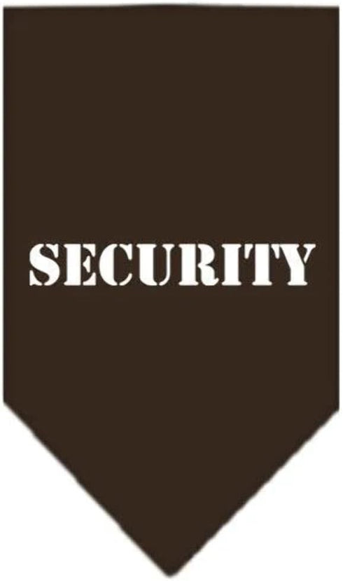 Mirage Pet Products Security Screen Print Bandana - Large, Yellow