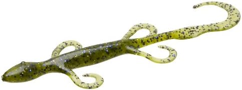 Zoom Bait 6-Inch Lizard Bait-Pack of 9 (Mardi Gras)