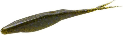 Zoom Bait Salty Super Fluke Jerk Bait-Pack of 10 (Watermelon Candy, 5-Inch)