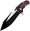 KCCEDGE EDC Pocket Knife Camping Gear, Folding Knife with Razor Sharp Edge Drop Point Blade 58595 (Black)