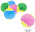 CoCoo Dog Squeaky Tennis Balls for Puppies, 6 Balls per Pack for Teething Pets