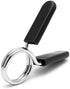 Spring Clip Collars, 1 inch (25 mm), for Smooth Dumbbell Handle or Standard Weightlifting Barbell, Pack of 4