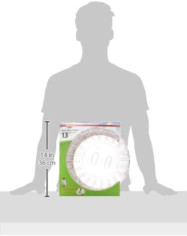 13" Chinchillas Kaytee Clear Run-About Exercise Ball For Pet Rats