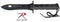 Rothco Adventurer Survival Kit Knife in Black