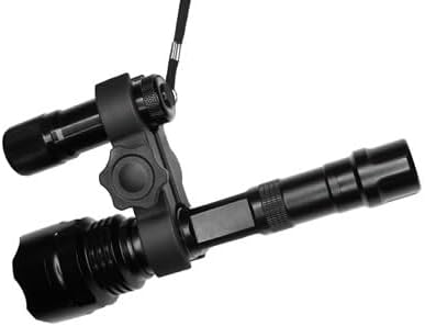 Quick Release Adjustable Mount for Hunting LED Lights, Flashlight Scope, Diameter 25mm-30mm, 2 Pack