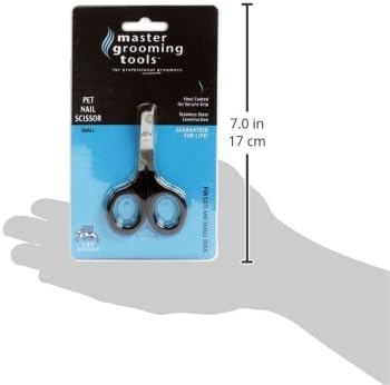 Master Grooming Tools Pet Nail Scissors - Stainless Steel for Trimming Nails on Cats and Birds, Small