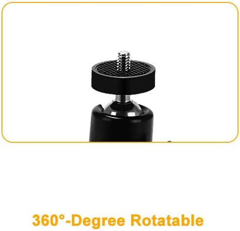Trail Camera Mount, 4 Pack Tracking Camera Bracket, 360° Rotatable Interface for Hunting, 1/4" x 20 Screw, Can Carry 5KG