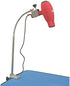 Heavy Duty Stainless Steel Dog Pet Grooming Table, Foldable Hair Dryer Stand Holder with Clamp