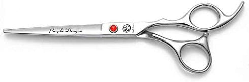 Purple Dragon Sharp Edge Hair Cutting Shears, 5"/5.5"/6"/6.5"/7"/7.5"/8"/9"/10" for Pet Grooming with Bag