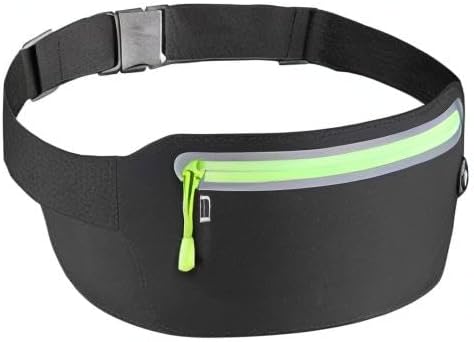 Running Belt Slim Fanny Pack - Waterproof Workout Exercise Phone Waist Pack for Women Men, Gym