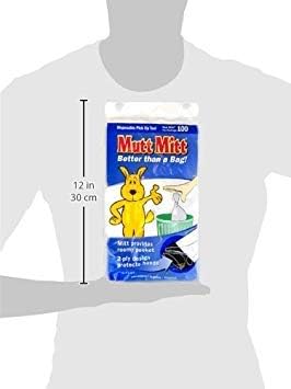 MUTT MITT Dog Waste Pick Up Bag, 100-Count