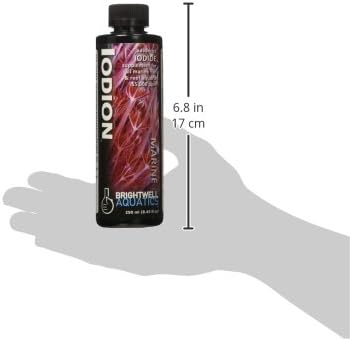 Brightwell Aquatics Iodion Liquid Salt Water Conditioner for Aquarium, 8.45 Ounce
