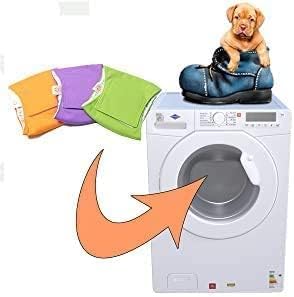 3 Pack Set PETTING IS CARING Male Dog Wraps Washable & Reusable Belly Band Diapers Materials Durable Machine Washable