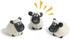Hide and Seek Dog Puzzle Puppy Toys, Interactive Squeaky Plush Stuffed Toys for Dogs, Small Size (Replacement Sheep)