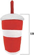 TONBO Happy Chow Combo, Squeaky Plush Cute Dog Toys, Burger, Fries, Soda