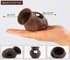 Ceramic Shelters 2 Pcs, Fish Tank Accessories, Swim Holes Aquatic Cave for Freshwater and Saltwater Fish