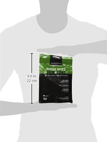 Majesty's Grain-Free Buddy Bites Skin and Coat Wafers (Peanut Butter and Coconut Oil, 2 Pack Medium/Large Dog)