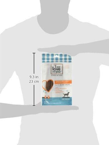 I and love and you Good Golly Gullet Stix - Beef - Free Range Grass Fed, Rawhide Alternative, 6in, 5ct