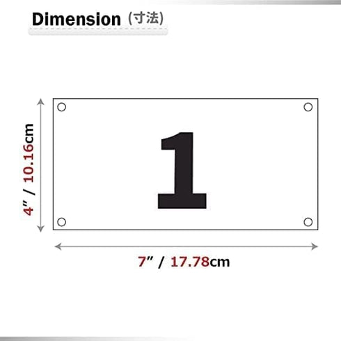 Durable Tyvek Race Bibs with Large Numbers - Perfect for Marathons