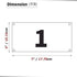 Durable Tyvek Race Bibs with Large Numbers - Perfect for Marathons