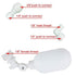 Malida Water Filter Float Ball Valve for Fish Aquarium, 1/4 Inch Supply Tube