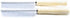 Dog & Cat Grooming Combs for Long Haired Pets - Stainless Steel Pin Teeth Brush with Wooden Handle, Removes Matted Fur
