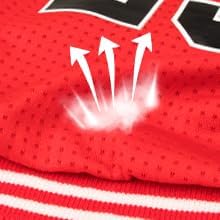 Dog Clothes Basketball Mesh T-Shirt, Pet Sportswear | Breathable Fashion Dog Shirt for Spring/Summer (Red, Small)