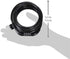 Schwinn Combination Bike Lock, Braided Steel Cable, 6 feet x 12 mm, Black, Security Level 3
