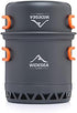Widesea Camping Cookware Outdoor Pot Pan Cooking Equipment, Heat Exchange Design for Hiking, Backpacking, Travel