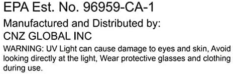 CNZ 9W UVC Replacement Bulb, G23 Base for Aquarium Pond Filter UV Clarifier, 2-Pack