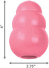 KONG Puppy Chew Toy - Natural Teething Rubber, Stuffable for Extended Playtime, Pink for Large Puppies