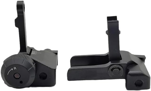 ORPUNA KAC300 SetTool-Free 20mm Backup Rapid Transition Fold SightsFlip Up Front and Rear Iron Sights Adjustable Rotate