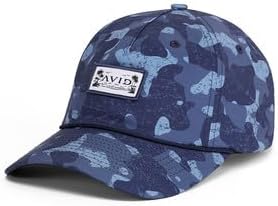Fishing Men's Mid Crown 6 Panel Adjustable Snapback Hat One Size