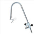 Heavy Duty Dog Grooming Table - Hair Dryer Stand with Adjustable Third Arm and Clamp for Hands-Free Grooming