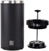 Steel Toe 3.0 Travel Coffee Press - Brew 20 fl.oz On The Go, Double Wall Vacuum Insulated French Press (Obsidian Black)