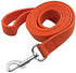 Strong Nylon Dog Leash, 4 FT/ 6 FT/ 7FT Long, 1 Inch Wide for Medium Large Dogs (Orange, 1'' x 2 FT)