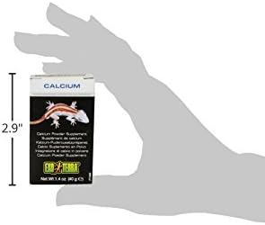 Exo Terra Ultra Fine Calcium Powder, 1.4 oz - High Calcium Formula for Bone Health, Growth & Metabolism